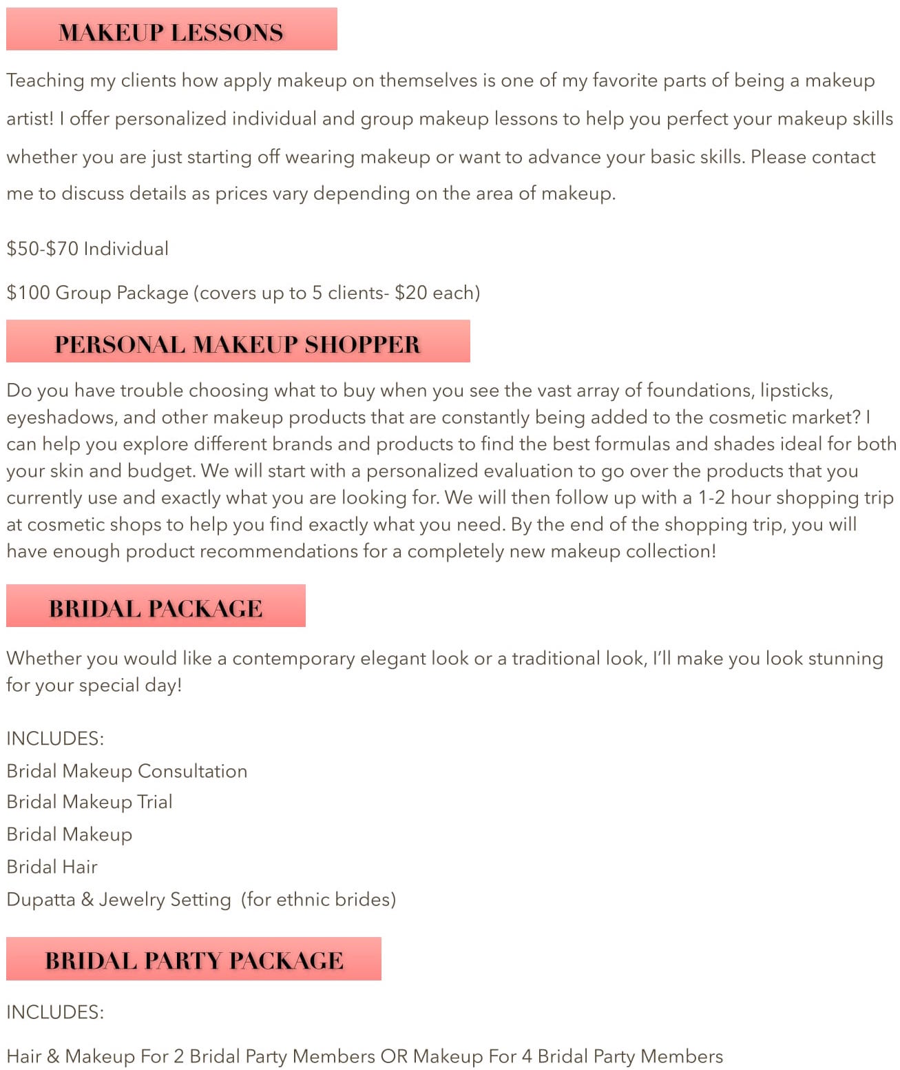 Makeup Service Descriptions-1