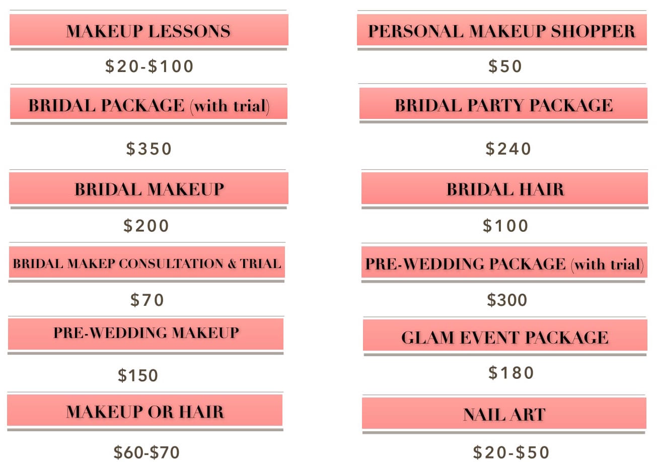New Makeup Prices FINAL